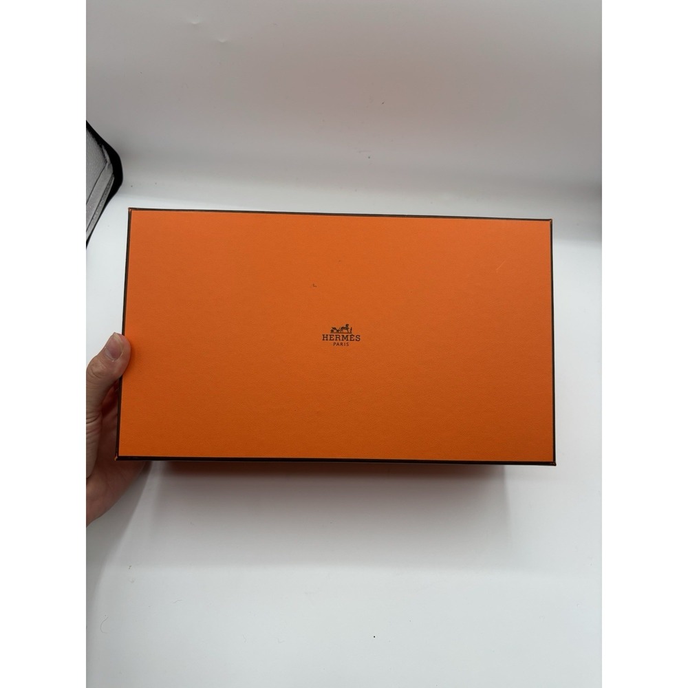 Authentic Hermes Empty Orange Shoe Box W/‎ Dustbags 11"x6.5"x4"